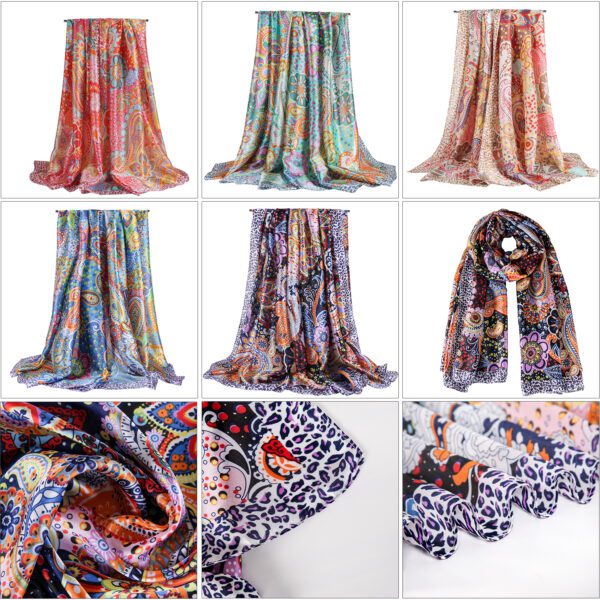 Floral Cashew Nuts 20011 Total Floral Cashew Nuts S-20011-[600][470][500][1000][700] SCARF.COM