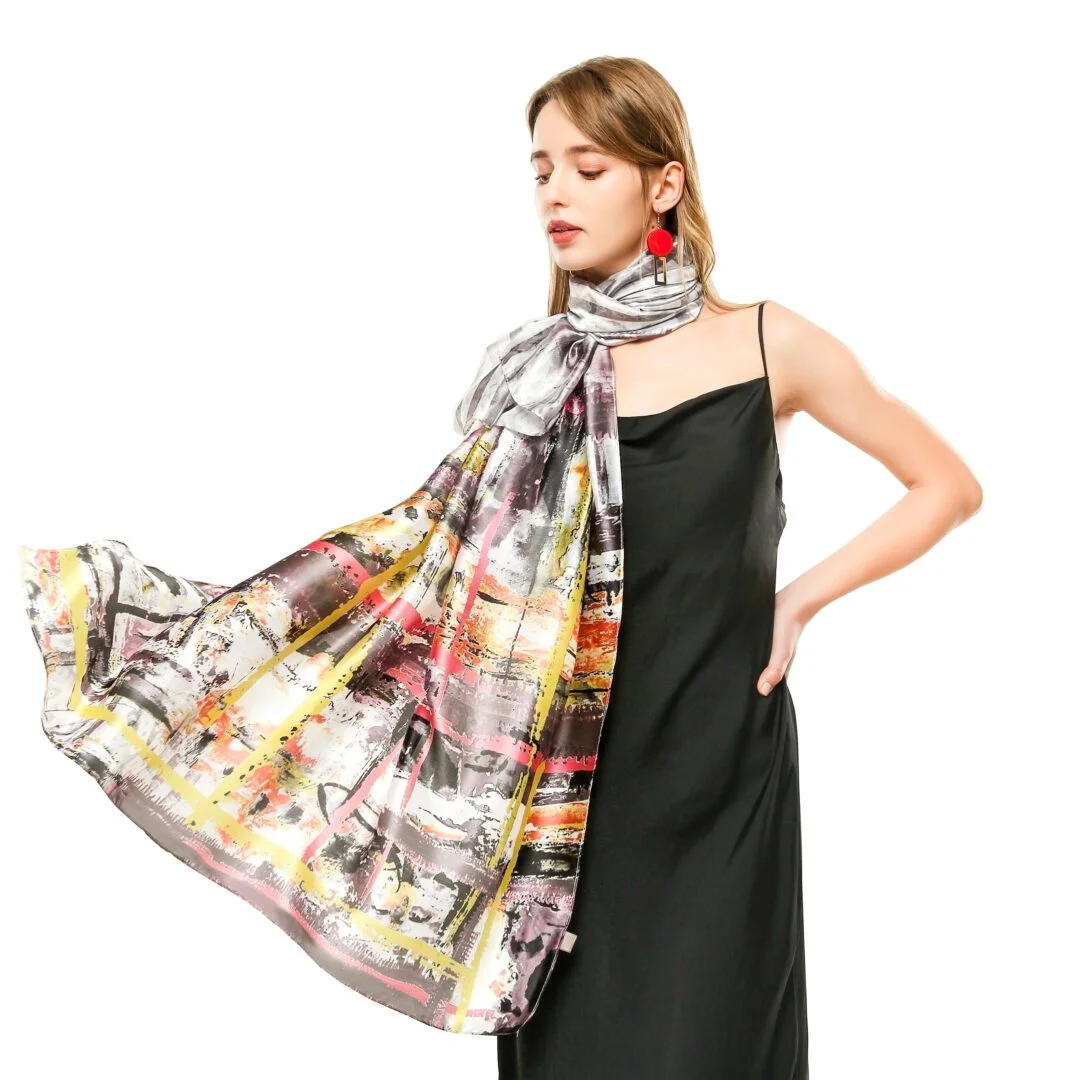 Summer Scarf Elegance: Vivid, Versatile, and Travel-Ready 2 Summer Scarf Elegance: Vivid, Versatile, and Travel-Ready - Image 2