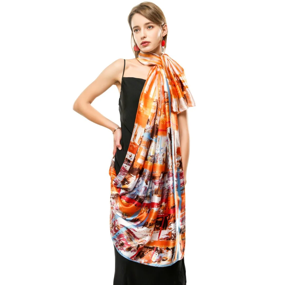 Summer Scarf Elegance: Vivid, Versatile, and Travel-Ready 6 Summer Scarf Elegance: Vivid, Versatile, and Travel-Ready - Image 6