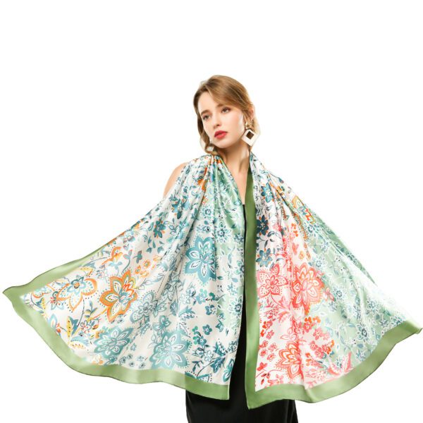 Small Floral S 20048 Model Green scaled Small Floral S-20048-[670][60][140][140][57][160] SCARF.COM