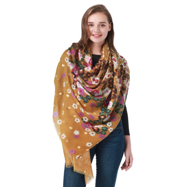 Flying All Over The Sky Add Gold AW 21006 Model Yellow scaled Flying All Over The Sky Add Gold - Stain - AW-21006-[1110][660][540][30][420][450] SCARF.COM