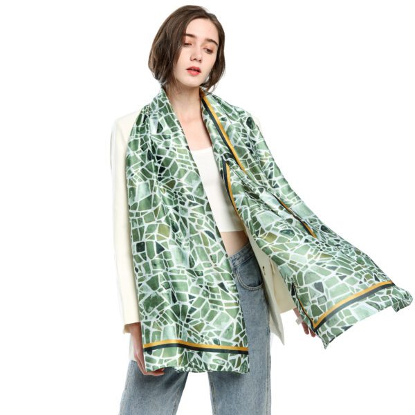 Patchwork S 21005 Green scaled Patchwork S-21005-[570][370][1330][770][0][580] SCARF.COM