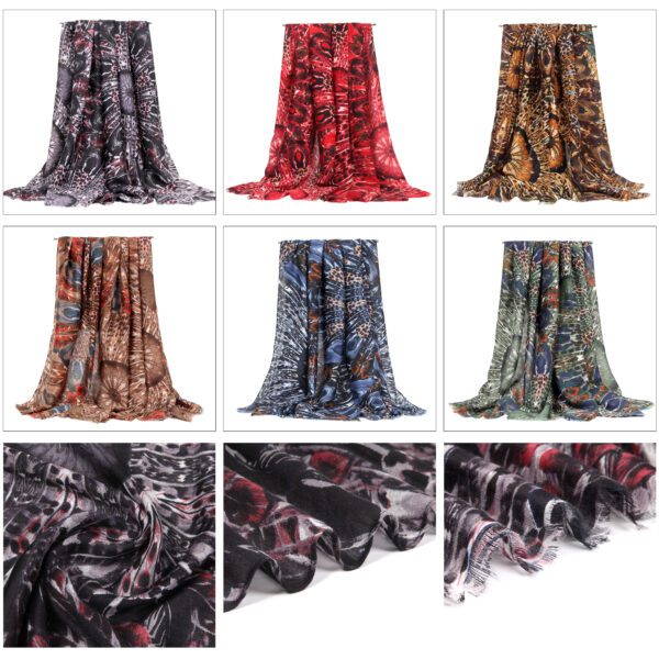 Peacock AW 21005 Peacock - Stain - AW-21005-[440][490][440][430][440][200] SCARF.COM
