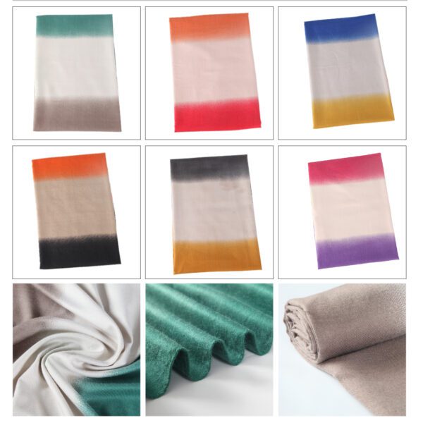 Three Color Gradient AW 19040 scaled Three-Color Gradient - Cashmere Feel Scarves AW-19040-[20][530][200][90][0][550] SCARF.COM