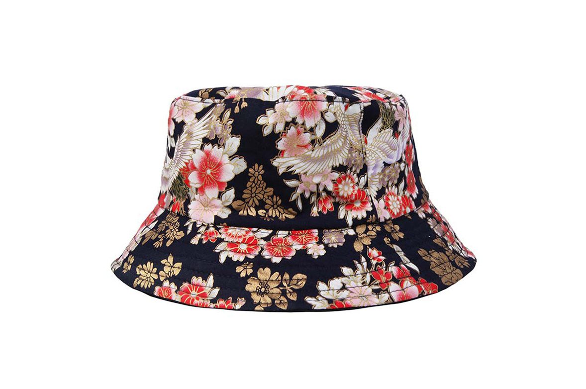 Cool Bucket Hats Colourful Floral Bucket Hat Black Buckethat