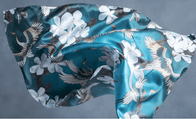 designer silk scarves for women