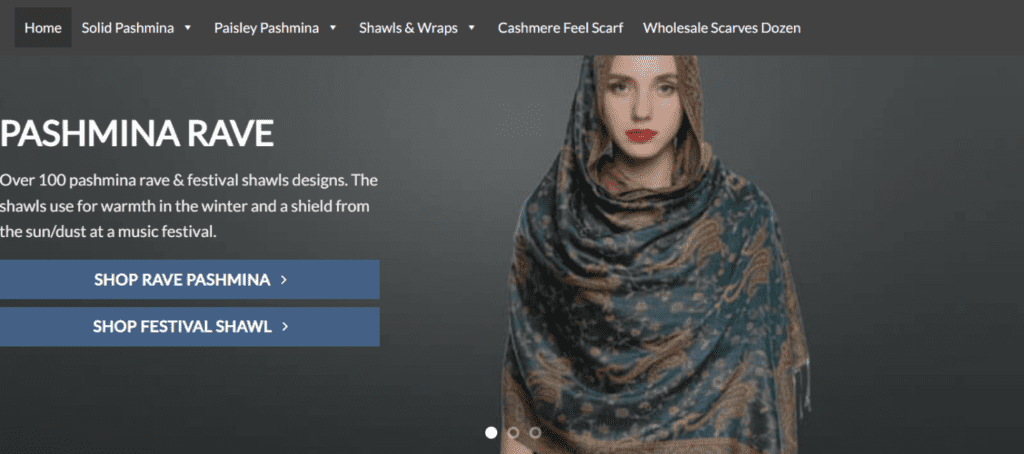 Pashmina and Cashmere Scarves in the US