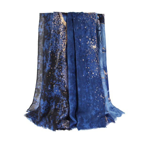AW 22015 01 Poetry Add Gold scaled Poetry Add Gold - Stain - AW-22015 SCARF.COM