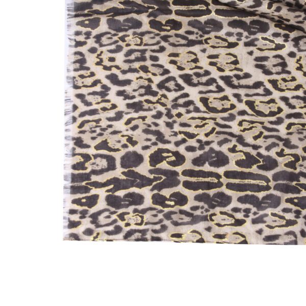 AW 22017 Detail 02 Leopard Point scaled Leopard Point - Stain - AW-22017 SCARF.COM