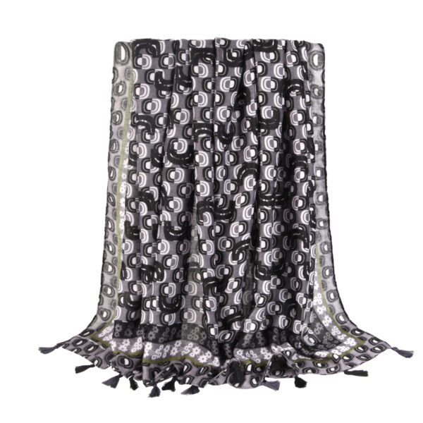 AW 22026 02 Lace Polka Dots scaled AW-22026 - Hanging beard - Stian - Lace Polka Dots SCARF.COM