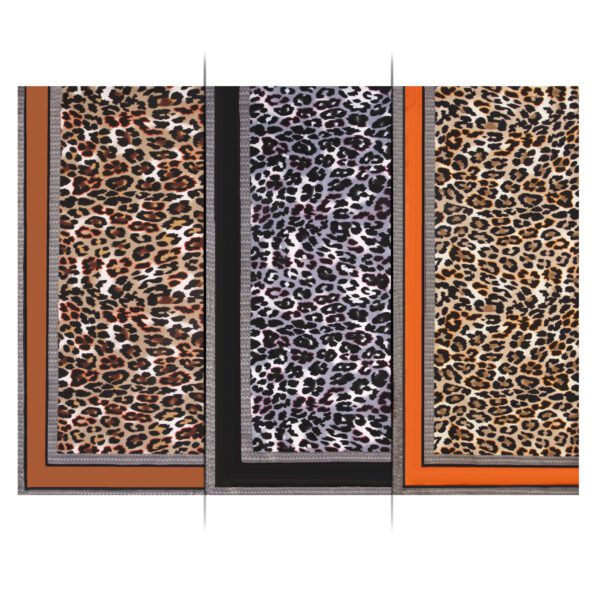 AW 22040 Total 2 Side Stripes Leopard Print scaled Side Stripes Leopard Print AW-22040 SCARF.COM