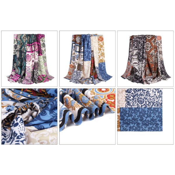 AW 22048 Total 01 Patchwork Color Block scaled Patchwork Color Block - AW-22048 SCARF.COM