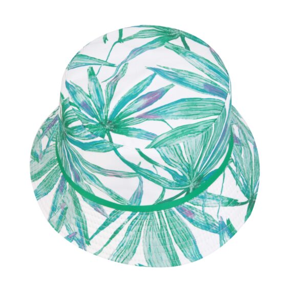 Green Branches And Green Leaves Gold S 23013 03 bucket hat Green Branches And Green Leaves + Gold - Stain - S-23013 SCARF.COM
