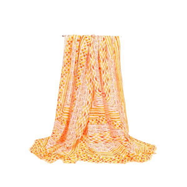Affordable Alternative Balenciaga Scarf Style orange