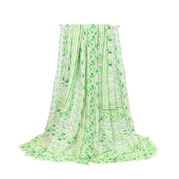 Affordable Alternative Balenciaga Scarf Style green