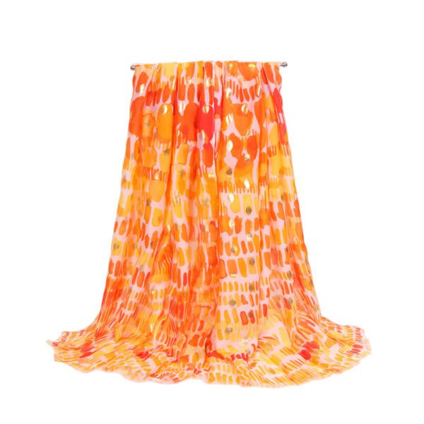 Accessible Fashion shemagh scarf orange
