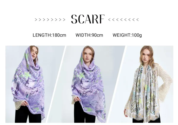 large scarf silk