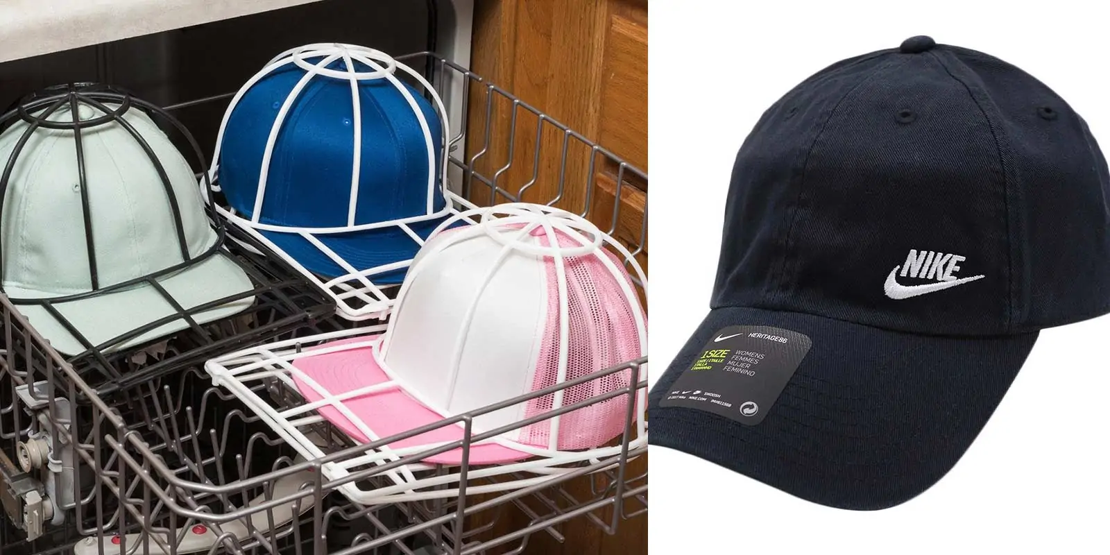 wash hats in the dishwasher