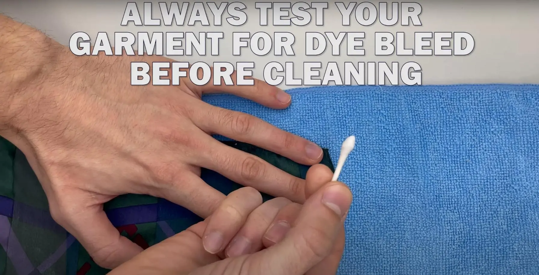 Apply Detergent to Silk Scarf