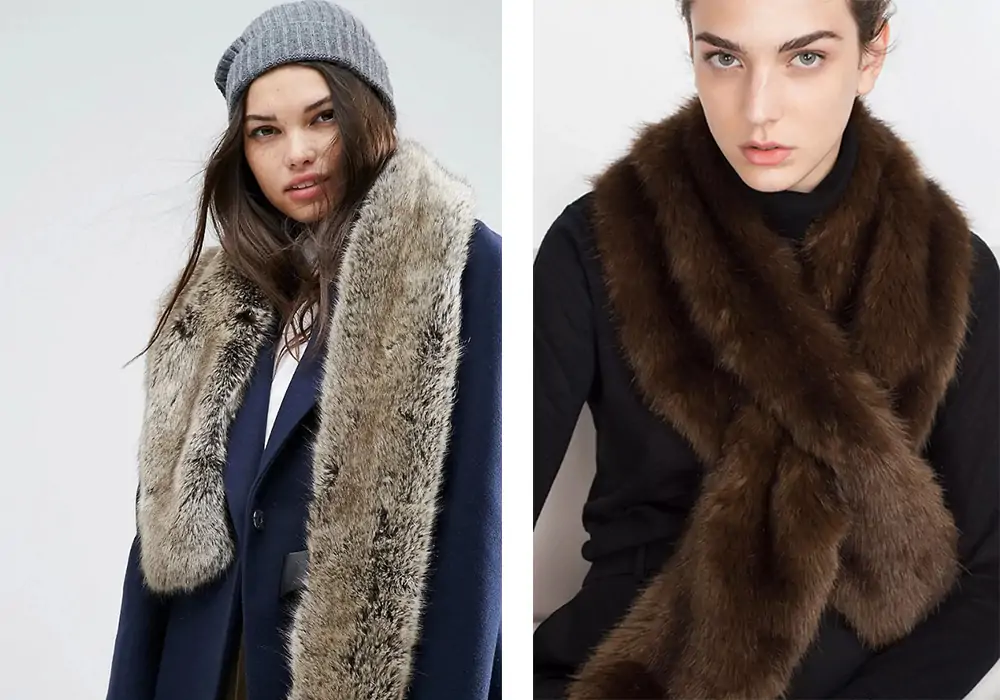 Types of Faux Fur Scarf