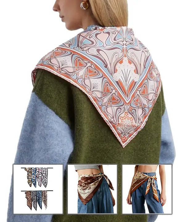 Custom 7 Triangle scarf styled view