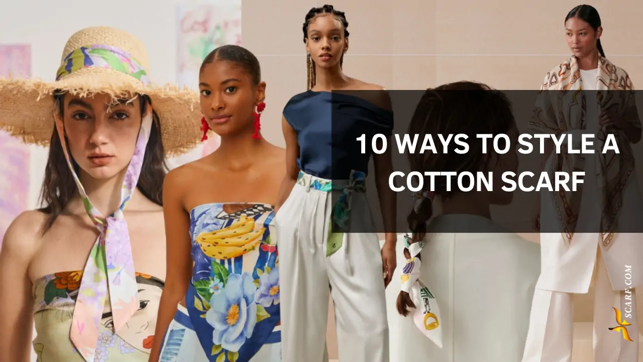 The Cotton Scarf Trend: 10 Ways to Style a Cotton Scarf This Summer 3 The Cotton Scarf Trend: 10 Ways to Style a Cotton Scarf This Summer