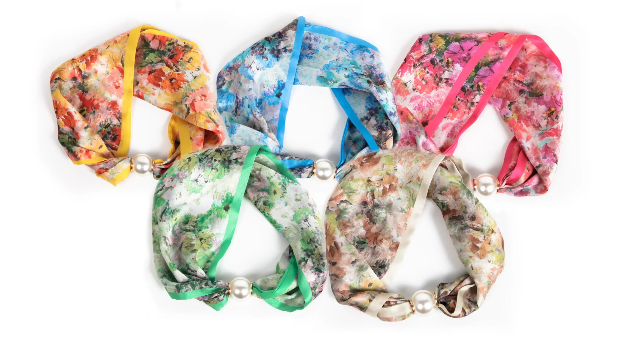 Premium Abstract Oil Painting Floral Pearl Magnet Scarf 2 Premium Abstract Oil Painting Floral Pearl Magnet Scarf 5 colors